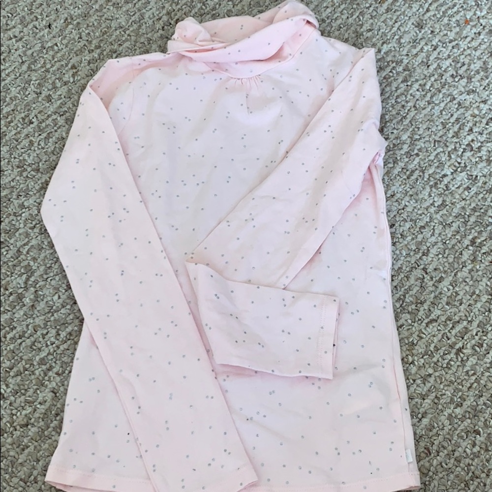 Pink turtle neck